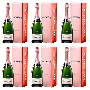 Bollinger Rose NV 6 X 75cl - CASE DEAL