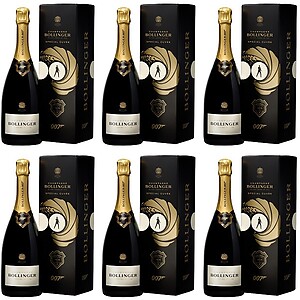 Bollinger Special Cuvee 6 X 75cl - 007 Limited Edition CASE DEAL