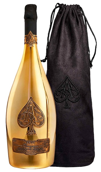 Armand de Brignac Brut Gold Jeroboam (3 ltr) in Velvet Bag