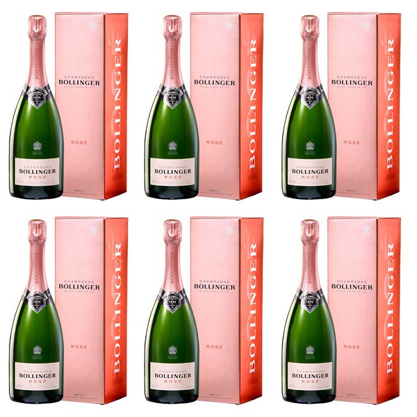 Bollinger Rose NV 6 X 75cl - CASE DEAL