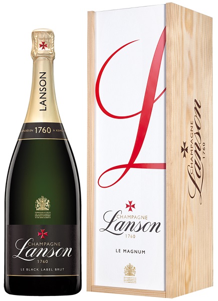 Lanson Le Black Creation Brut NV Magnum (1.5 ltr) in Wood Box