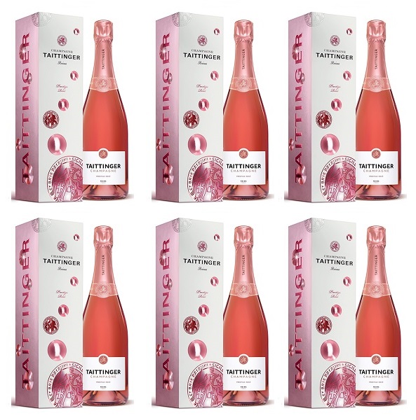 Taittinger Prestige Rose NV 6 X 75cl - CASE DEAL